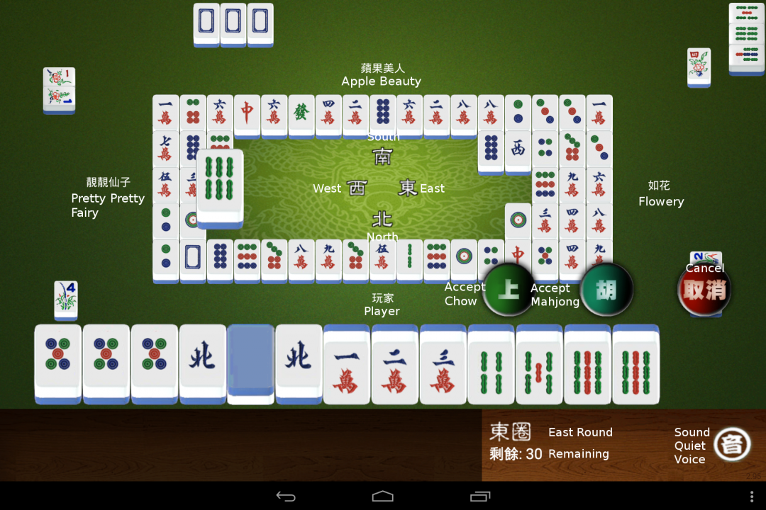 Offering Chow or Mahjong